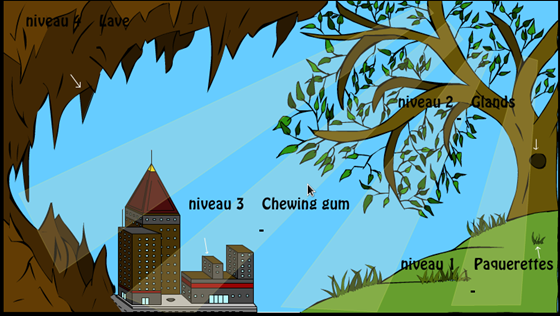 Paquerettes: Paquerette, platform flash game