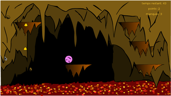 Paquerettes: Paquerette, platform flash game