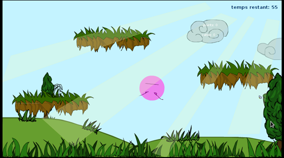 Paquerettes: Paquerette, platform flash game